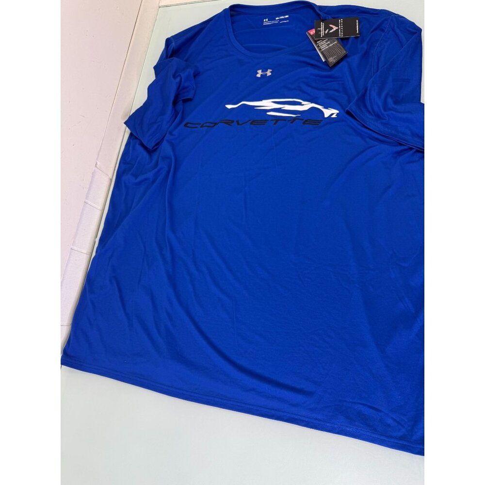 Corvette Under Armour Performance T Shirt Mens 3XL XXXL Short Sleeve Loose fit